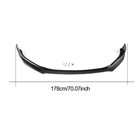 Mazda 3 2013-2019 Lame de Pare-chocs Avant (2014-2016, Carbone) photo 6