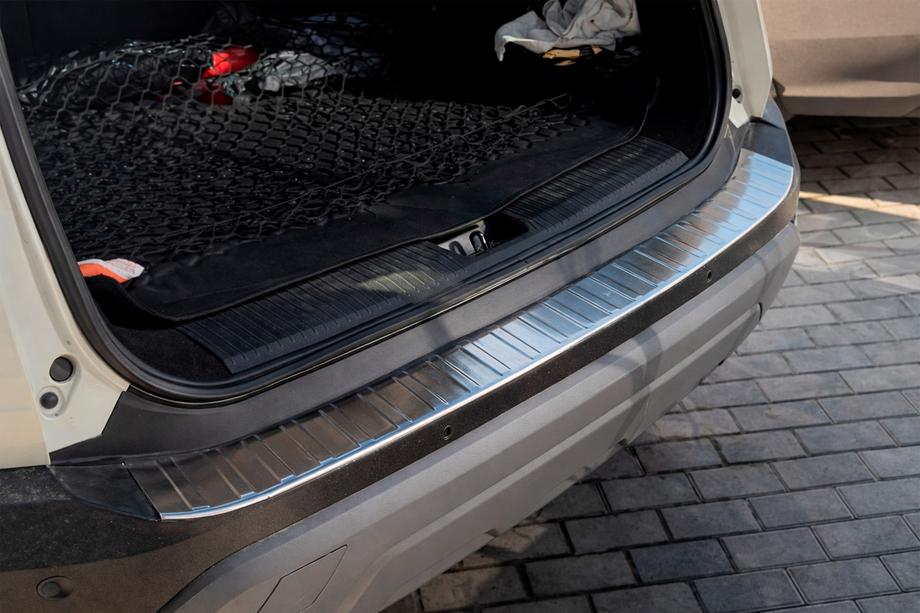 Nissan X-trail T33/Rogue 2022- Protection de pare-chocs arrière Carmos (pour e-Power, acier inoxydable, mat) Photo 1