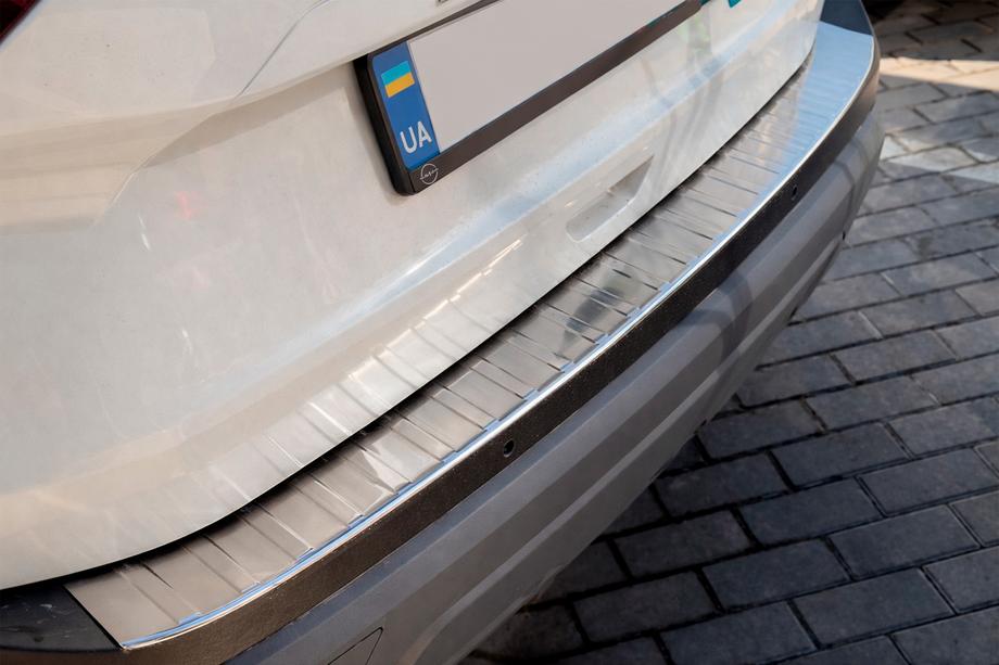 Nissan X-trail T33/Rogue 2022- Protection de pare-chocs arrière Carmos (pour e-Power, acier inoxydable, mat) Photo 2