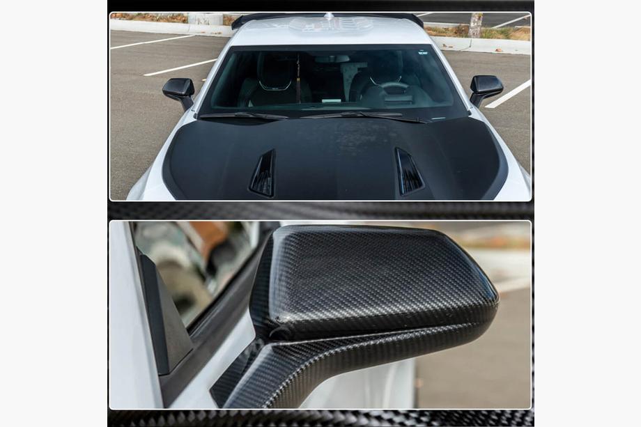 Chevrolet Camaro 2015- Coques de Rétroviseurs (2015-2019, Carbone) Photo 3