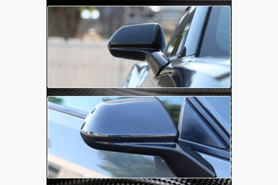 Chevrolet Camaro 2015- Coques de Rétroviseurs (2015-2019, Carbone) Photo 4