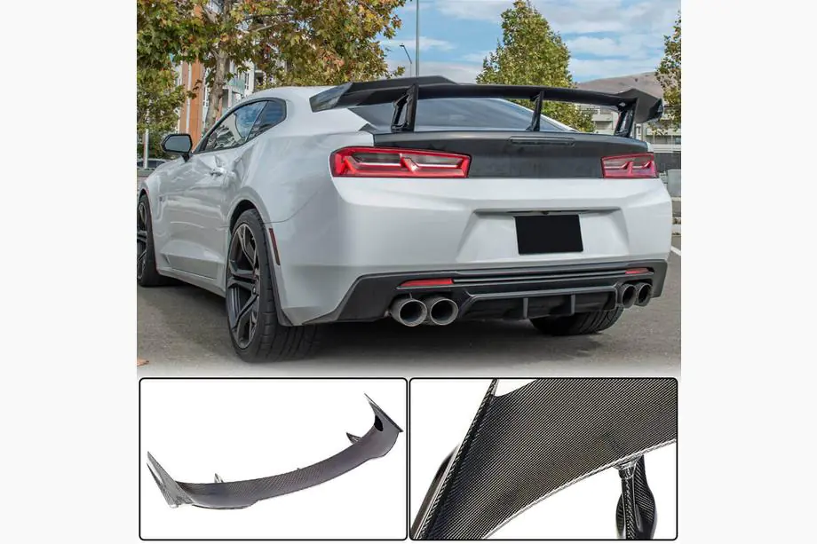 Chevrolet Camaro 2015- Aileron V1 (Carbone) Image