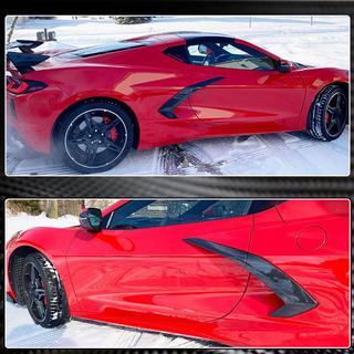 Couvre-ailes arrière en carbone (2019-2022) Chevrolet Corvette C8 2019- photo 4