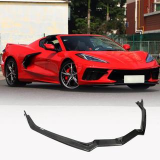 Lame Avant Pare-chocs (2019-2022, Carbone) Chevrolet Corvette C8 2019- photo 1