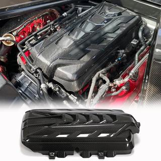 Cache moteur (2019-2022, Carbone) Chevrolet Corvette C8 2019- photo 1