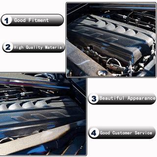 Cache moteur (2019-2022, Carbone) Chevrolet Corvette C8 2019- photo 3