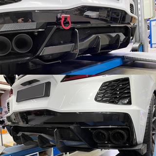 Diffuseur Arrière V2 (2019-2022, Carbone) Chevrolet Corvette C8 2019- photo 3