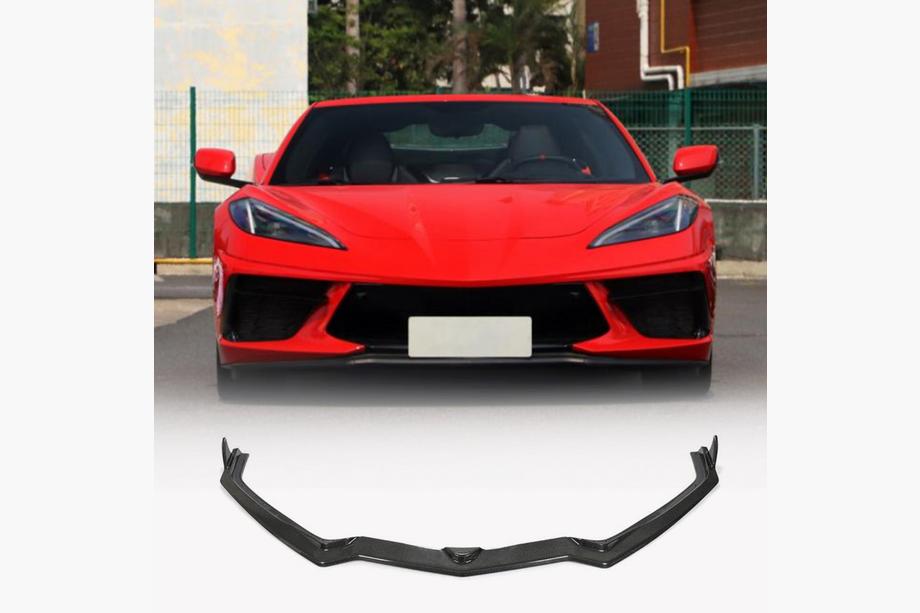 Chevrolet Corvette C8 2019- Lame Avant Pare-chocs (Carbone) Image