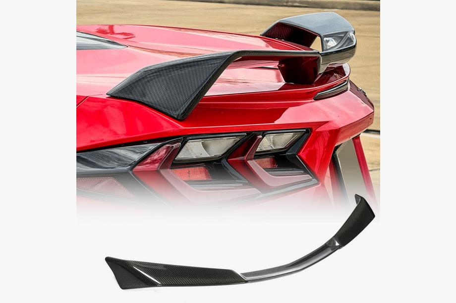 Chevrolet Corvette C8 2019- Aileron V2 (Carbone) Image