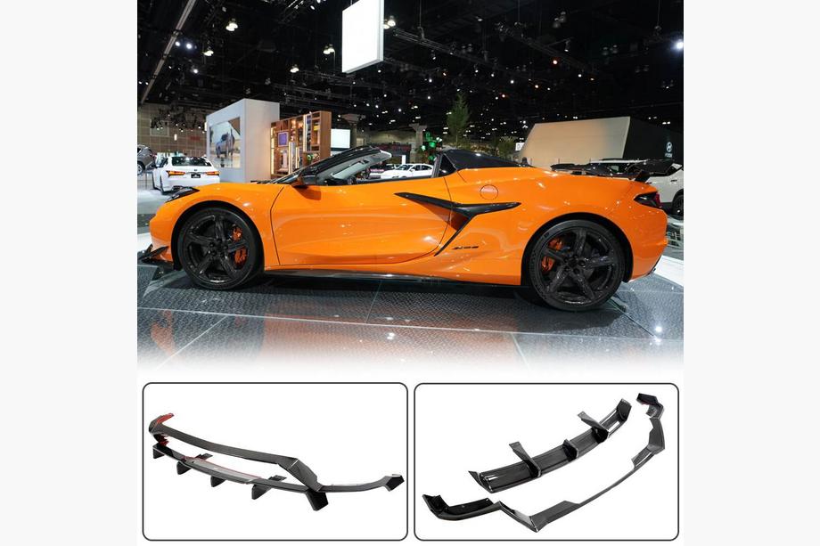 Chevrolet Corvette C8 2019- Diffuseur de Pare-chocs Arrière (pour Z06, 2022-2024, Carbone) Photo 2