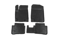 Kia Rio 2005-2011 Tapis en caoutchouc avec rebord (4 pcs, Polytep) photo 1