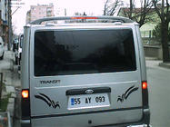 Ford Transit 2000–2014 Spoiler Isikli Toit Bas (apprêté pour peinture) photo 4