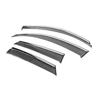 Deflecteurs de Vitres avec Moulure Chromee Niken Luxury (4 pcs) photo 3