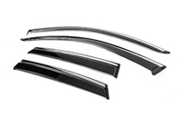 Audi Q3 2019–2025 Deflecteurs de Vitres avec Moulure Chromee Niken Luxury (4 pcs) photo 2