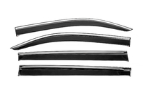 Peugeot Partner/Rifter 2019- Deflecteurs de Vitres avec Moulure Chromee Niken Luxury (4 pcs) photo 1