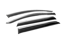 Fiat Freemont 2011-2016 Deflecteurs de Vitres avec Moulure Chromee Niken Luxury (4 pcs) photo 3
