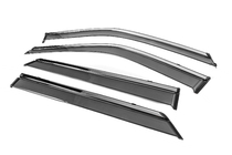 Ford Explorer 2019- Deflecteurs de Vitres avec Moulure Chromee Niken Luxury (4 pcs) photo 2