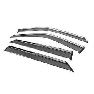 Deflecteurs de Vitres avec Moulure Chromee Niken Luxury (4 pcs) photo 2