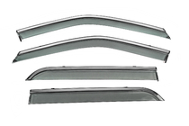 Ford Explorer 2011-2019 Deflecteurs de Vitres avec Moulure Chromee Niken Luxury (4 pcs) photo 1