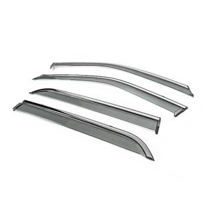 Deflecteurs de Vitres avec Moulure Chromee Niken Luxury (4 pcs) photo 2