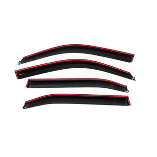 Déflecteurs de Fenêtre avec Moulure Chromée Niken Luxury (EU/Asie, 4 pcs) Honda HR-V 2021- photo 4