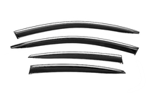 Hyundai Ioniq 6 2022- Deflecteurs de Vitres avec Moulure Chromee Niken Luxury (4 pcs) photo 1