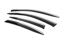 Hyundai Ioniq 6 2022- Deflecteurs de Vitres avec Moulure Chromee Niken Luxury (4 pcs) photo 2