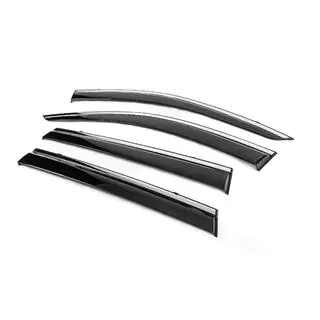 Deflecteurs de Vitres avec Moulure Chromee Niken Luxury (4 pcs) photo 2