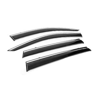Deflecteurs de Vitres avec Moulure Chromee Niken Luxury (4 pcs) Jeep Cherokee KL 2013- photo 3