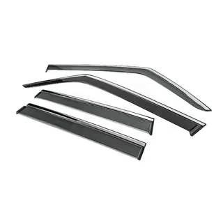 Deflecteurs de Vitres avec Moulure Chromee Niken Luxury (4 pcs) photo 2