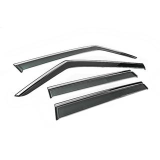 Deflecteurs de Vitres avec Moulure Chromee Niken Luxury (4 pcs) photo 3
