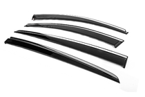 Kia Sportage 2015-2021 Deflecteurs de Vitres avec Moulure Chromee Niken Luxury (4 pcs) photo 3