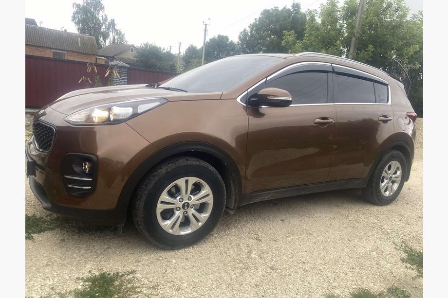 Kia Sportage 2015-2021 Deflecteurs de Vitres avec Moulure Chromee Niken Luxury (4 pcs) Image