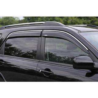 Deflecteurs de Vitres avec Moulure Chromee Niken Luxury (4 pcs) Kia Sportage 2004-2010 photo 2