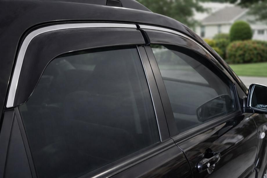 Kia Sportage 2004-2010 Deflecteurs de Vitres avec Moulure Chromee Niken Luxury (4 pcs) Photo 1