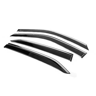 Deflecteurs de Vitres avec Moulure Chromee Niken Luxury (4 pcs) photo 2