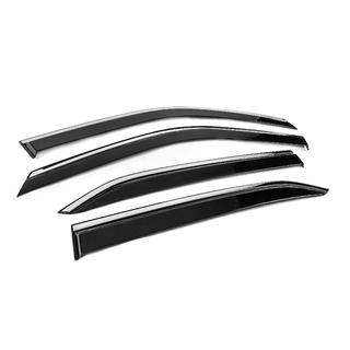 Deflecteurs de Vitres avec Moulure Chromee Niken Luxury (4 pcs) photo 3