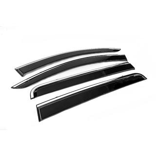Deflecteurs de Vitres avec Moulure Chromee Niken Luxury (4 pcs) Mitsubishi L200 2015-2024 photo 3