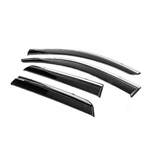 Deflecteurs de Vitres avec Moulure Chromee Niken Luxury (4 pcs) photo 2