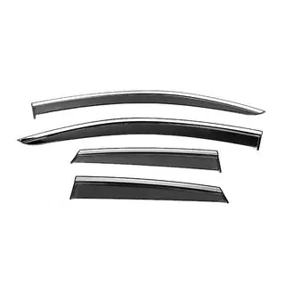 Deflecteurs de Vitres avec Moulure Chromee Niken Luxury (4 pcs)