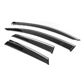 Deflecteurs de Vitres avec Moulure Chromee Niken Luxury (4 pcs) Opel Crossland X 2017-2024 photo 2