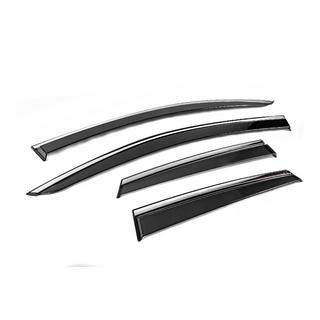 Deflecteurs de Vitres avec Moulure Chromee Niken Luxury (4 pcs) Opel Crossland X 2017-2024 photo 3