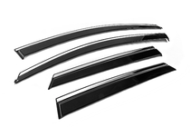 Opel Grandland X 2017- Deflecteurs de Vitres avec Moulure Chromee Niken Luxury (4 pcs) photo 3