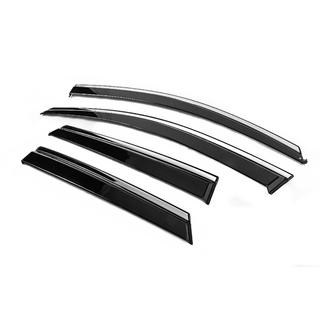 Deflecteurs de Vitres avec Moulure Chromee Niken Luxury (4 pcs) Opel Grandland X 2017- photo 2
