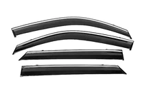 Peugeot 2008 2019- Deflecteurs de Vitres avec Moulure Chromee Niken Luxury (4 pcs) photo 1