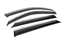 Peugeot 2008 2019- Deflecteurs de Vitres avec Moulure Chromee Niken Luxury (4 pcs) photo 3