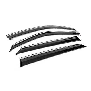 Deflecteurs de Vitres avec Moulure Chromee Niken Luxury (4 pcs) photo 3