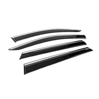 Deflecteurs de Vitres avec Moulure Chromee Niken Luxury (4 pcs) photo 3