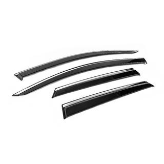 Deflecteurs de Vitres avec Moulure Chromee Niken Luxury (4 pcs) Renault Captur 2013-2019 photo 3