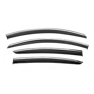 Déflecteurs de Vitres avec Moulure Chromée Niken Luxury (HB, 4 pcs) Renault Megane IV 2016-2025 photo 1